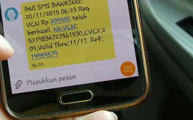 Transfer SMS Banking BNI Ke BRI